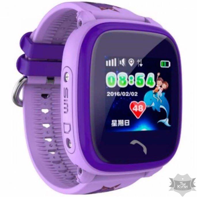 Дитячі смарт-годинник UWatch Smart GPS DF200 Water Purple (9019) купити недорого в Ти Купи