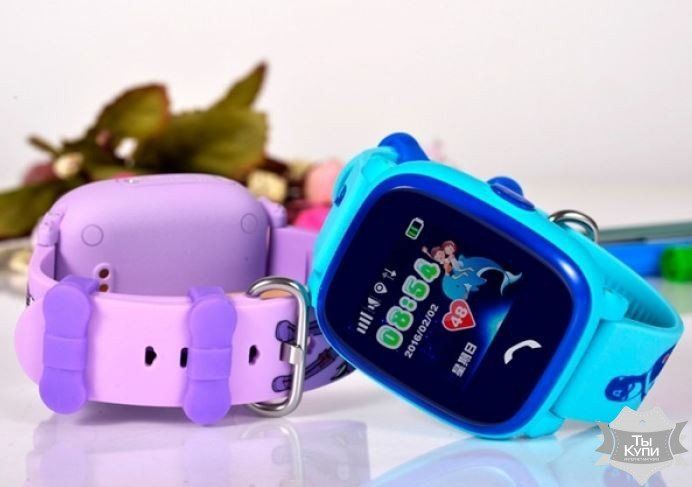 Детские смарт-часы UWatch Smart GPS DF200 Water Purple (9019) купить недорого в Ты Купи