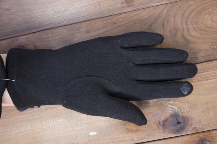 Перчатки сенсорные женские чёрные трикотажные 1805-5s3 L купить недорого в Ты Купи