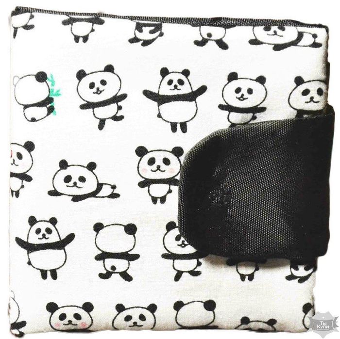 Кошелек с пандами из ткани TWINS STORE К7 купить недорого в Ты Купи