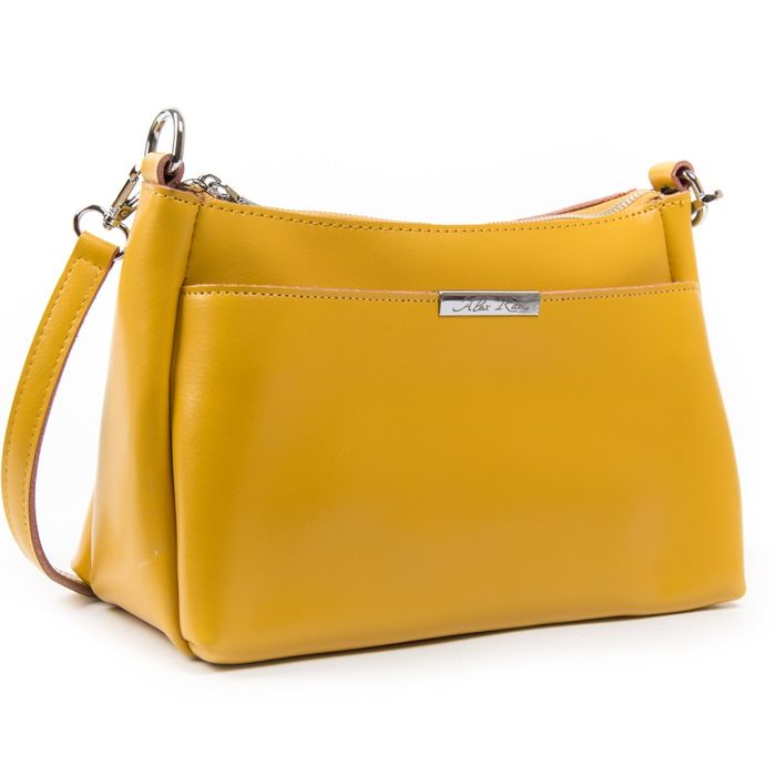 Жіноча шкіряна сумка ALEX RAI 03-02 8724 yellow купити недорого в Ти Купи