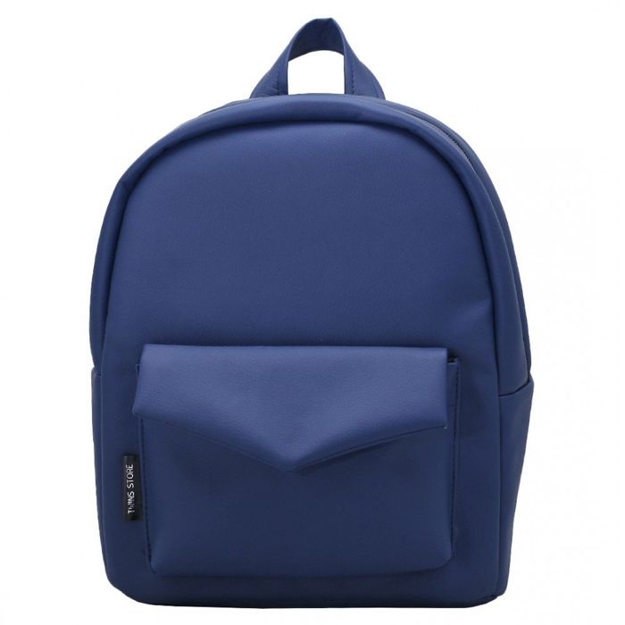 Синий рюкзак из эко-кожи Twins Store Р61 купить недорого в Ты Купи