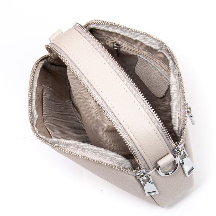 Женская кожаная сумка классическая ALEX RAI 99109 L-grey купить недорого в Ты Купи