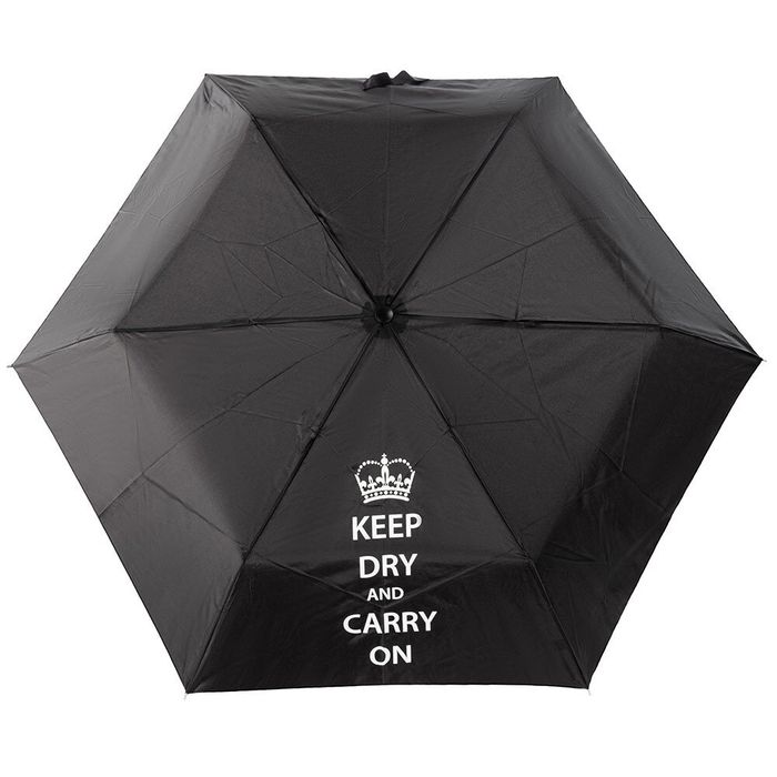 Механічна жіноча парасолька Incognito-4 L412 Keep Dry Black (Залишатися сухим) купити недорого в Ти Купи