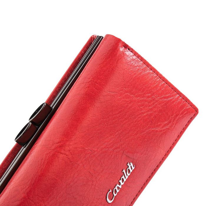 Женский кожаный кошелек 4U CAVALDI DNKPX23CS-red купить недорого в Ты Купи