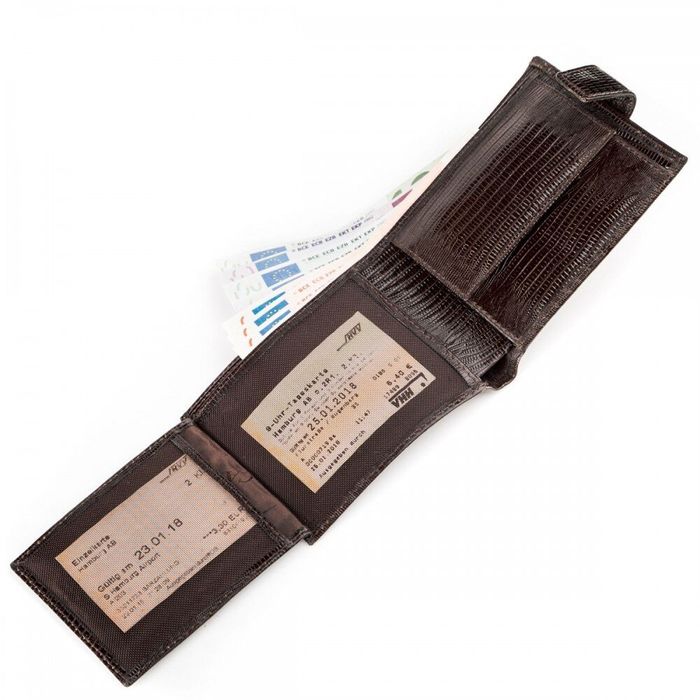 Мужское портмоне из натуральной кожи CANPELLINI 17037 Коричневый купить недорого в Ты Купи