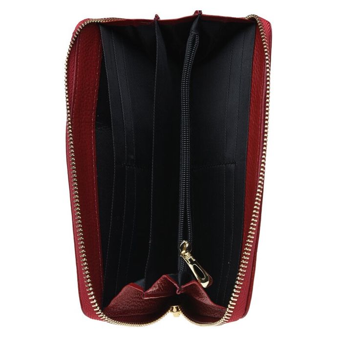 Женский кожаный кошелек Keizer K12707-red купить недорого в Ты Купи