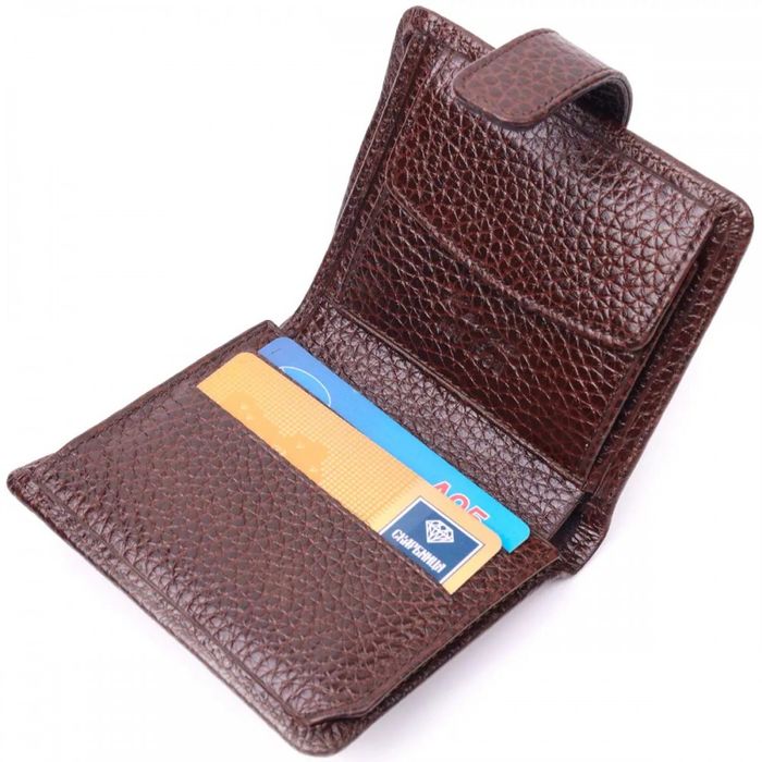 Чоловічий шкіряний гаманець Karya 21326 купити недорого в Ти Купи