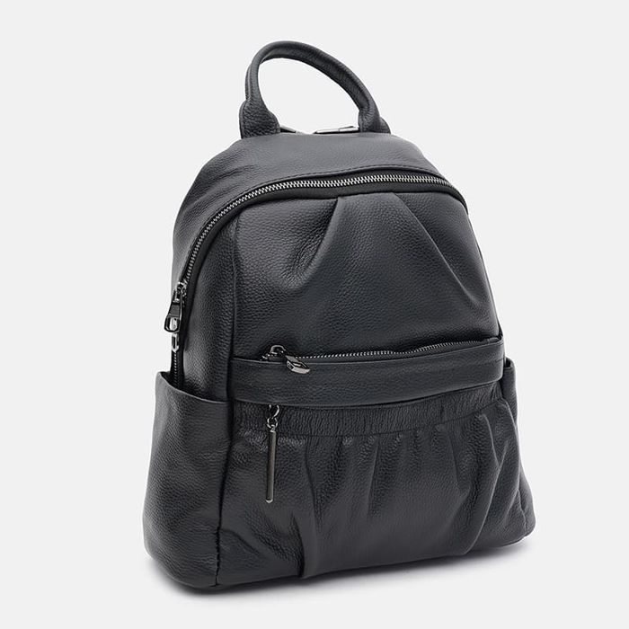 Шкіряний жіночий рюкзак Ricco Grande K18166bl-black купити недорого в Ти Купи