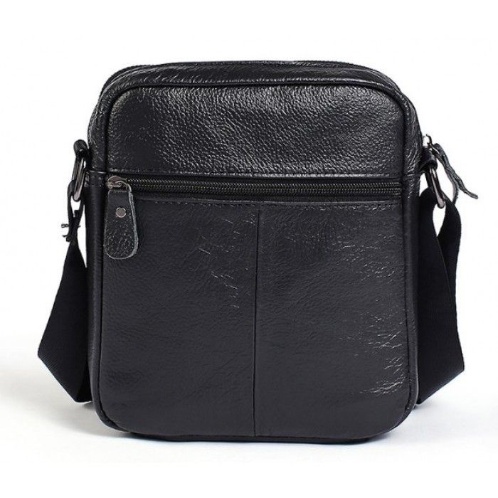Чоловіча чорна шкіряна сумка для підйомної сумки A25-1108a купити недорого в Ти Купи