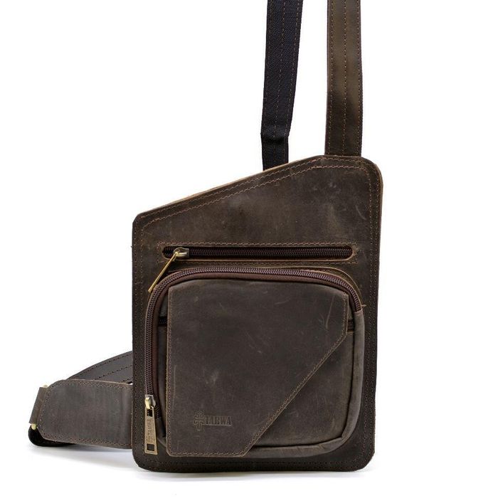 Мужская кожаная сумка слинг TARWA RCv-232-3md купить недорого в Ты Купи