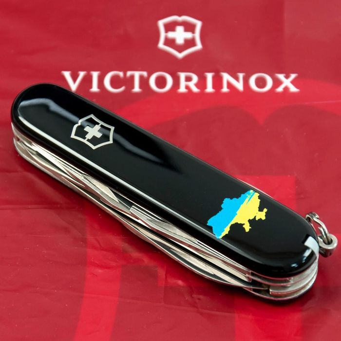 Складний ніж Victorinox альпініст Україна карта України синьо-жовта. 1.3703.3_t1166u купити недорого в Ти Купи