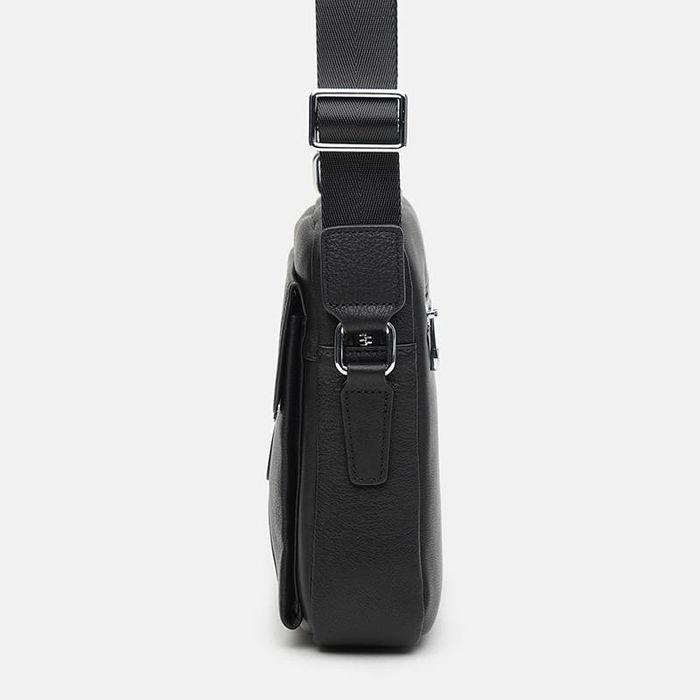 Мужская кожаная сумка Ricco Grande K12043bl-black купить недорого в Ты Купи