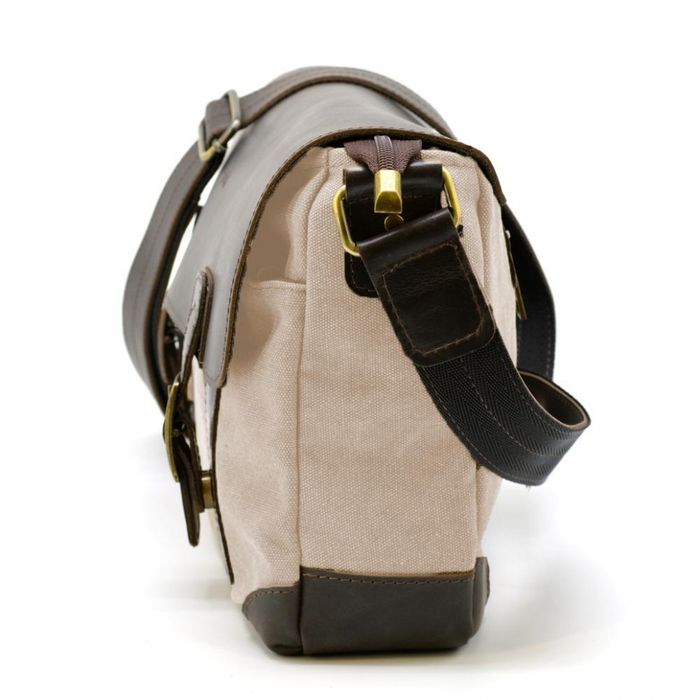 Мужская сумка через плечо из кожи и папусина TARWA RGj-6002-3md купить недорого в Ты Купи