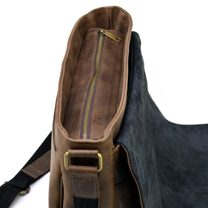 Мужская кожаная сумка через плечо TARWA RC-1047-3md купить недорого в Ты Купи