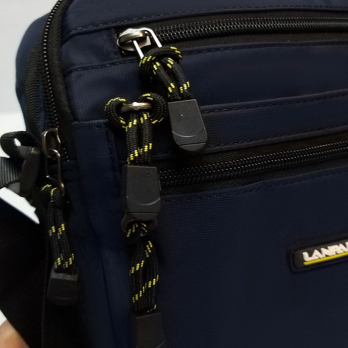 Мужская сумка через плечо Lanpad 53261 blue купить недорого в Ты Купи
