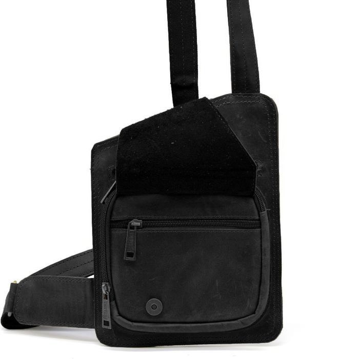 Мужская кожаная сумка-слинг TARWA RA-232-3md купить недорого в Ты Купи