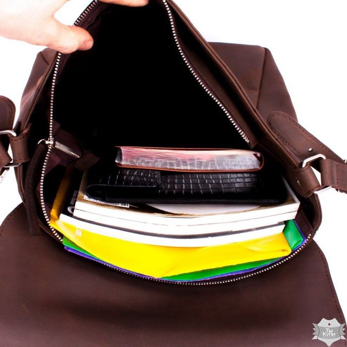 Мужская кожаная сумка-мессенджер Valenta ВМ7021610 купить недорого в Ты Купи