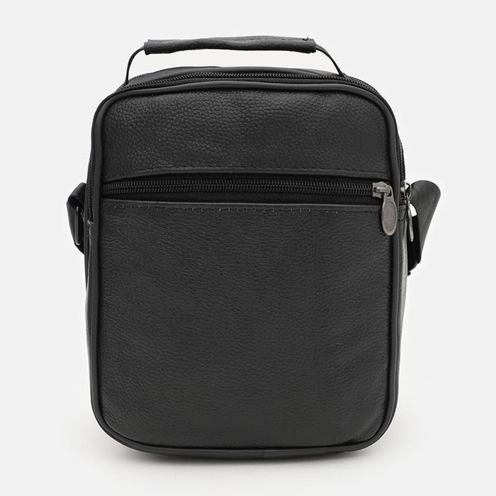 Мужская кожаная сумка Borsa Leather K16683-3bl-black купить недорого в Ты Купи
