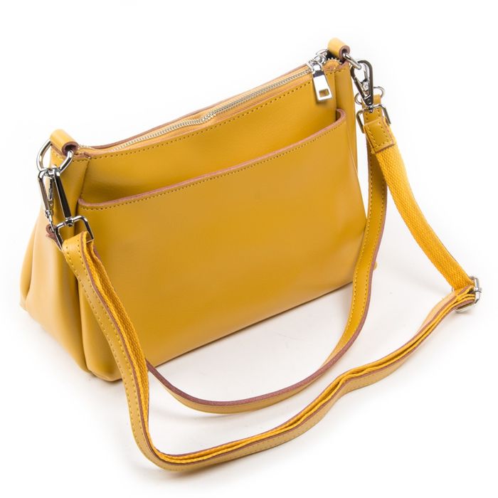 Жіноча шкіряна сумка ALEX RAI 03-02 8724 yellow купити недорого в Ти Купи