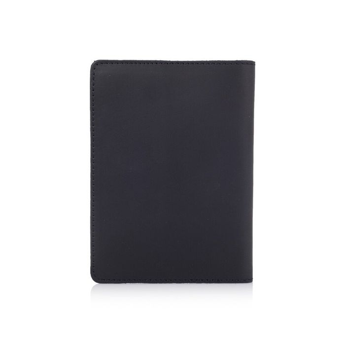Обкладинка для паспорта зі шкіри HiArt PC-02 Mehendi Classic чорна Чорний купити недорого в Ти Купи