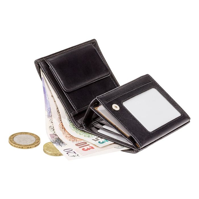 Бумажник Visconti MILAN MZ-3 черный купить недорого в Ты Купи