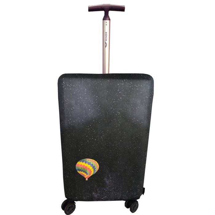 Защитный чехол для чемодана Coverbag неопрен Звездное небо S купить недорого в Ты Купи