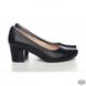 Кожаные женские туфли на каблуке Villomi 513-17