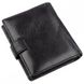 Чоловіче портмоне з натуральної шкіри ST Leather 18832 Чорний