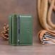 Визитница из натуральной кожи ST Leather 19215 Зеленая