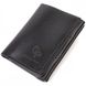 Шкіряний чоловічий гаманець ручної роботи GRANDE PELLE 16789, Чорний