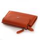 Шкіряний жіночий гаманець Classik DR. BOND WN-23-12 orange