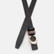 Жіночий шкіряний двосторонній ремінь Borsa Leather CV1ZK-119t-taupe/black
