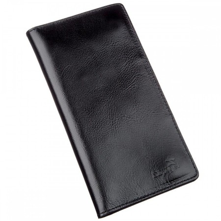 Чоловічий чорний гаманець з натуральної шкіри SHVIGEL 16195 купити недорого в Ти Купи