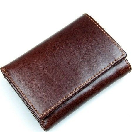 Кошелек из натуральной кожи Vintage 14464 Коричневый купить недорого в Ты Купи