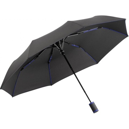 Зонт складной Fare 5583 Антрацит с синим (1057) купить недорого в Ты Купи