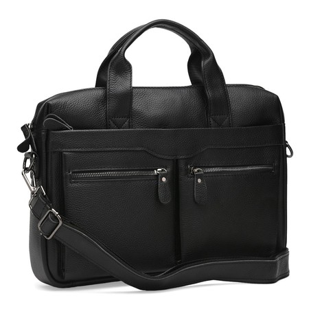 Чоловіча шкіряна сумка Keizer K17122-black купити недорого в Ти Купи