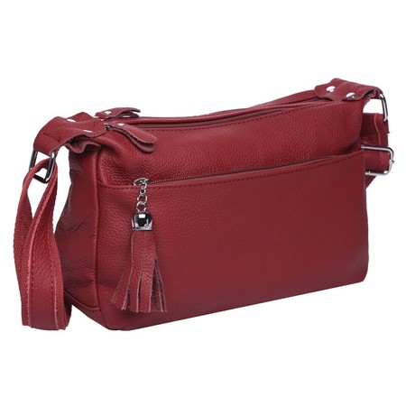 Женская кожаная сумка Keizer K1818-bordo купить недорого в Ты Купи
