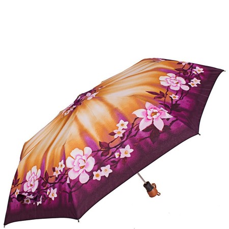 Зонт женский фиолетовый AIRTON стильный полуавтомат купить недорого в Ты Купи