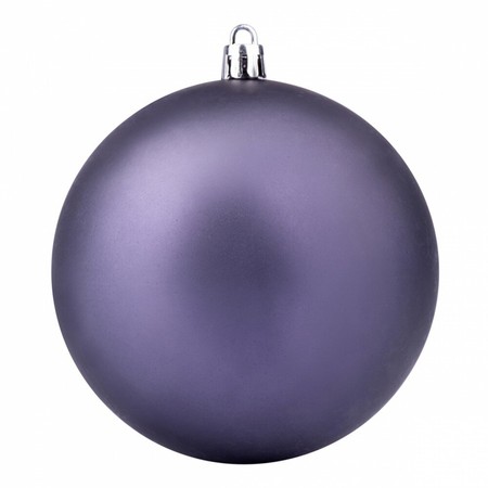 Шар новогодний Yes! Fun d-10 см, черно-фиолетовый, матовый 973518 купить недорого в Ты Купи