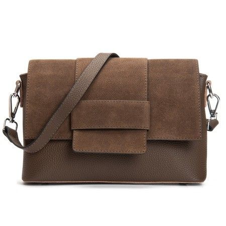Женская замшевая сумка ALEX RAI 1563 khaki купить недорого в Ты Купи
