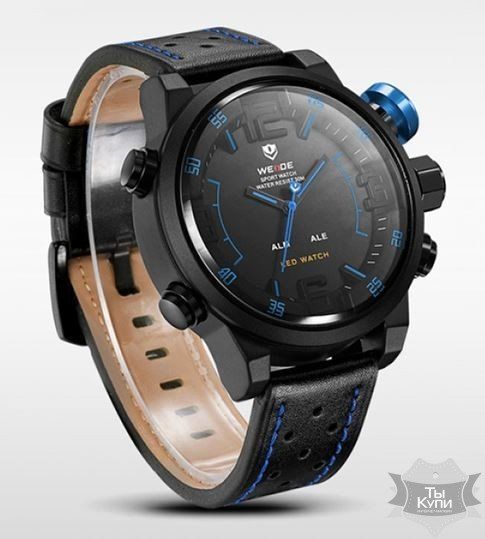 Чоловічий наручний спортивний годинник Weide Sport New (тисячі двісті п'ятьдесят шість) купити недорого в Ти Купи