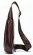 Шкіряна коричнева сумка-слінг Vintage 14737, Коричневий