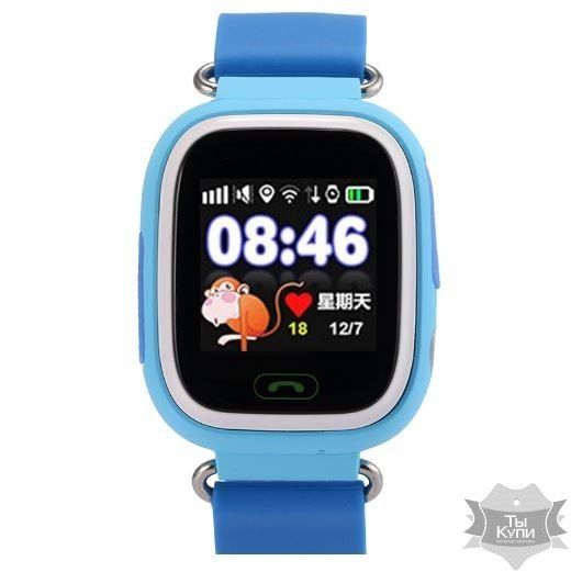 Дитячі смарт-годинник Smart Q100 Blue (9006) купити недорого в Ти Купи