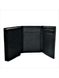 Мужской кожаный кошелек-визитница Weatro 10 х 7,5 х 3 см Черный wtro-163-25F