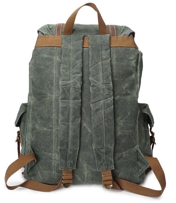 Текстильний зелений рюкзак Vintage 20056 купити недорого в Ти Купи