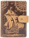 Обложка для паспорта из кожи Hi Art «Discoveries» PB-02/1 Shabby Honey Песочный купить недорого в Ты Купи