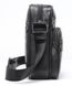 Мужская кожаная чёрная сумка Vintage 14992