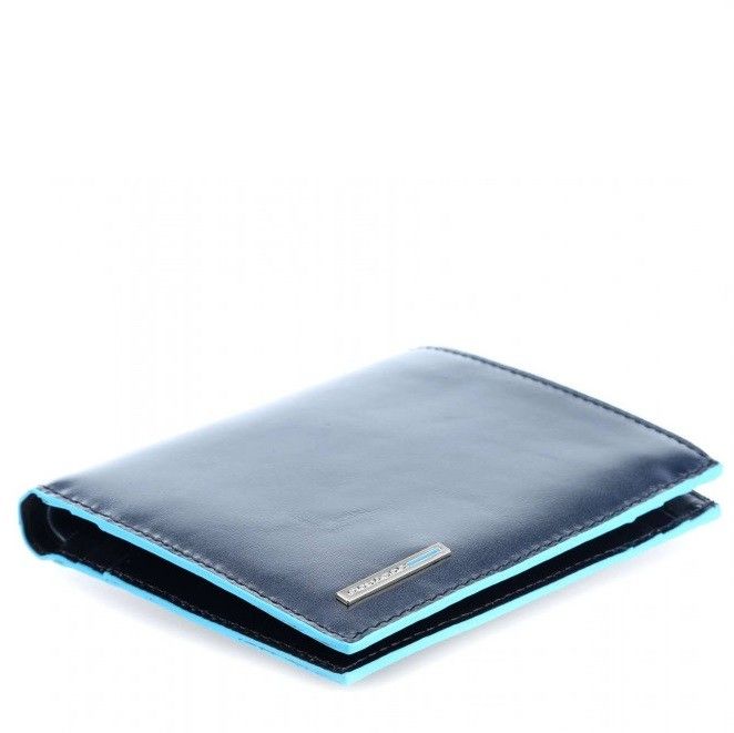 Шкіряний гаманець Piquadro Blue Square (B2) PU3691B2R_BLU2 купити недорого в Ти Купи