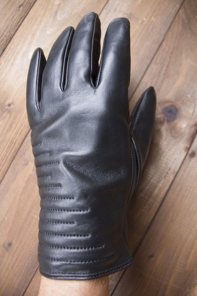 Мужские сенсорные кожаные перчатки Shust Gloves 935s2 купить недорого в Ты Купи